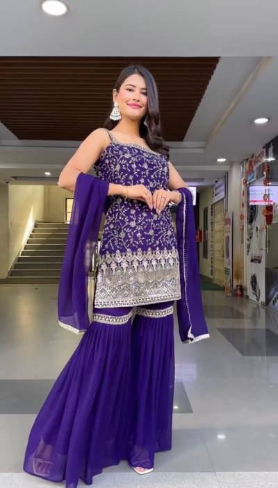 DN 5855 BY RTC DESIGNER GEORGETTE SALWAR SUIT WHOLESALER IN INDIA